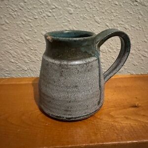 Handcrafted Ceramic Mug - Gray and Blue